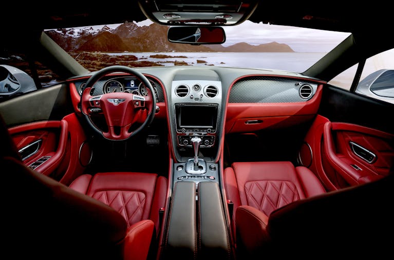 Mobile Auto Detailing Red Interior Car